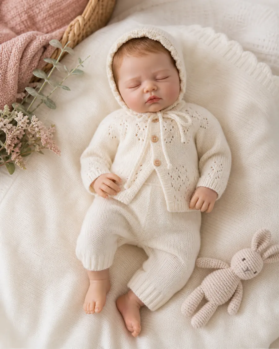 Sleeping reborn baby doll